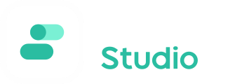 "Hypersay Studio" logo, in green colour. An icon in the left, showing the silhouette of a studio anchor and the text "Hypersay Studio" on the right. 